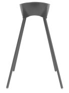 LUMA Pót fém lábak Dark Grey, set 4 db
