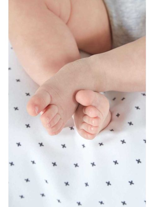 Nagy pelenkázó alátét PU bevonattal Luma XXL hófehér