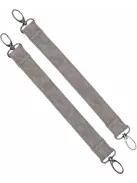 Pelenkázó táska Monaco Braided taupe szürkés-barna