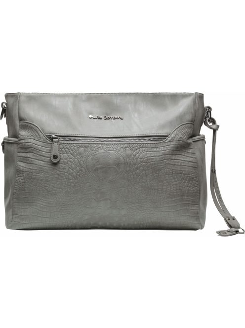 Pelenkázó táska Copenhagen Croco Grey krokodíl minta