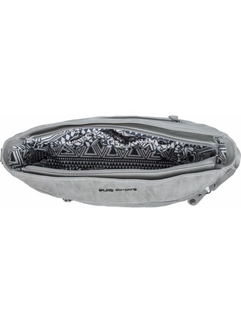 Pelenkázó táska Copenhagen Croco Grey krokodíl minta