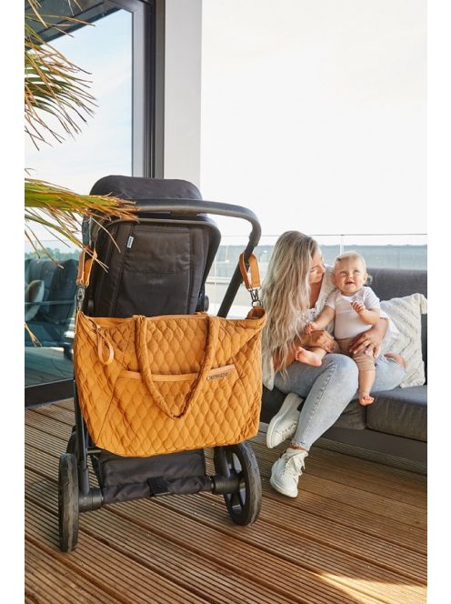 Pelenkázó táska Santos Quilted copper réz színű