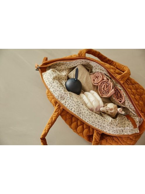 Pelenkázó táska Santos Quilted copper réz színű