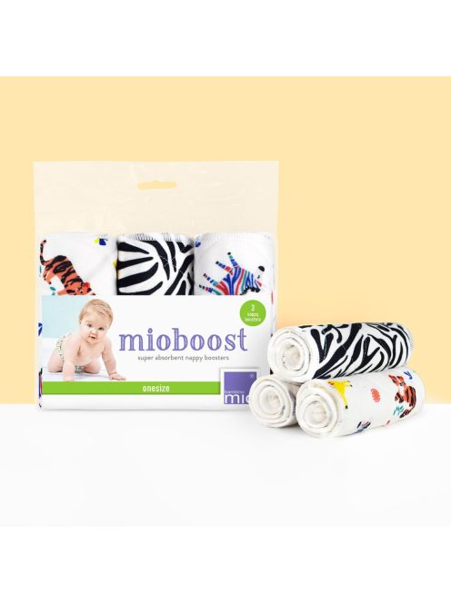 Bambino Mio Mio Boost nedvszívó pelenkabetét, Savanna Stripes 3 db