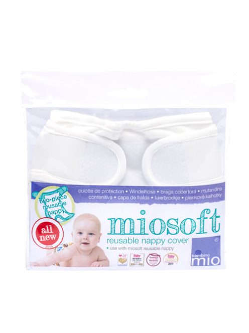 Bambino Mio Miosoft pelenkakűlső Fehér, 9-15 kg