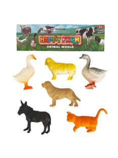 Állat klt., háziállat, 6 db, 25x18+ cm zacsk.