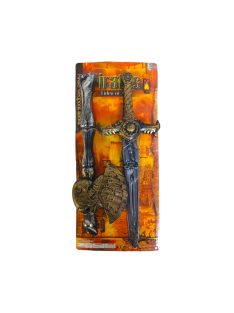 Kalóz klt., kard+ bárd, 19x43 cm lapon