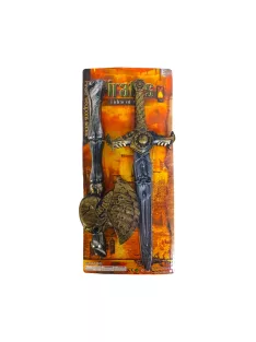 Kalóz klt., kard+ bárd, 19x43 cm lapon