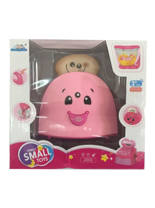 Konyhagép, kenyérpirító, el., hang+fény, arcos, 30x27 cm dob.