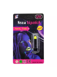   Smink, szájfesték, rúzs, Neon szín, sötétben világít, 11x17 cm lapon