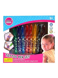 Testmatrica, Tetováló toll, smink, 8 db, 22x20 cm dob.