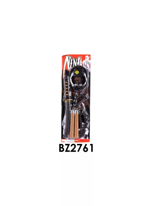 Ninja klt., maszk, 19x58 cm lapon