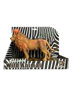 Állat, oroszlán, 21 cm, 22x17 cm dob.