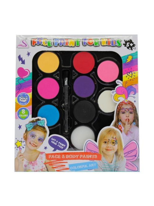 Smink klt., arcfesték, testfesték, 20x18 cm dob.