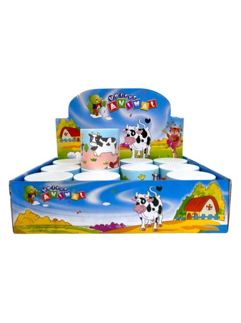 Hangadó henger, tehén hang, manuális, 6x6 cm, 12 db/disp.