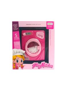 Mosógép, el., elöl töltõs, 14x16 cm dob.