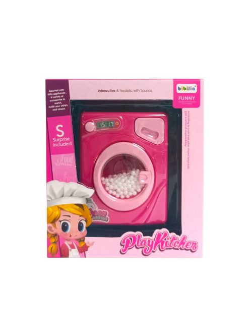 Mosógép, el., elöl töltõs, 14x16 cm dob.