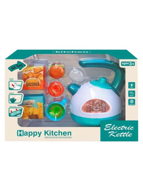 Konyhagép klt., vízforraló, el., hang, vízgõzös, + kieg., 32x21 cm dob.