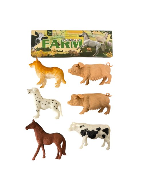 Állat klt., háziállat, 6 db, 24x24+ cm zacsk.