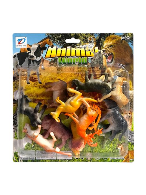 Állat klt., Vadállat, 12 db, 17x20 cm lapon