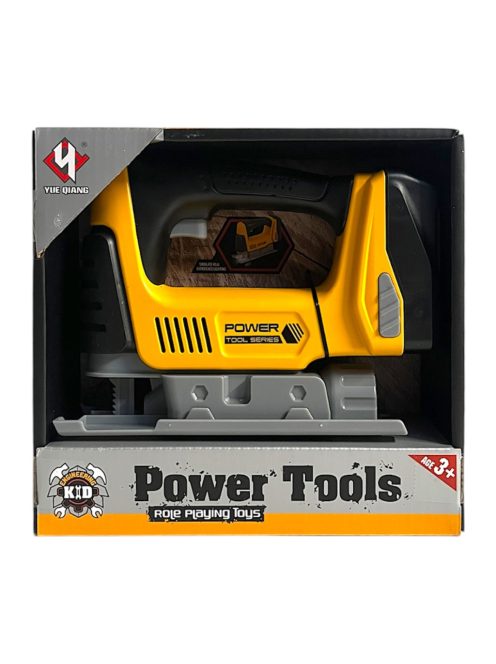 Szerszámgép klt., el., stihlfûrész, igazi hang, 20x18 cm dob.