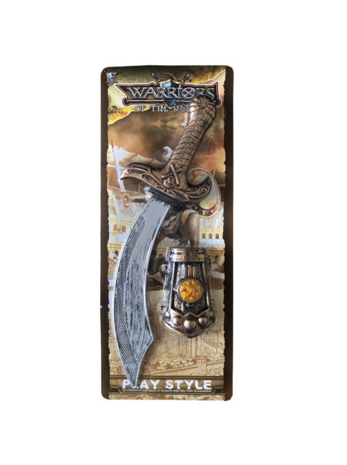 Lovag klt., kézvédõ, kard, 21x53 cm lapon