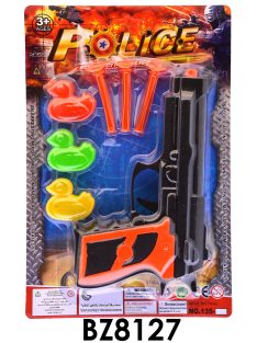 Kacsás pisztoly, tapadókorongos, 19x29 cm lapon