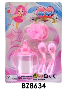 Babaápoló klt., + varázscumisüveg, 14x20 cm lapon