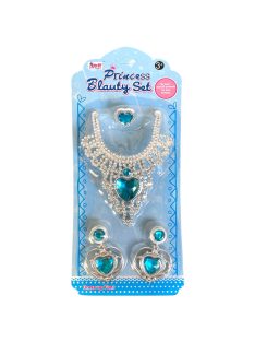 Ékszer klt., nyaklánc, fülbevaló, 12x27 cm lapon