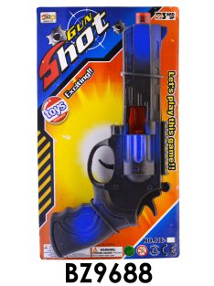 Pisztoly, szikrázó, 15x26 cm lapon