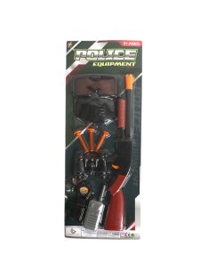   Rendõr klt., puska, tap.kor. lövedék, maszk., 22x56 cm lapon