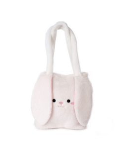 Plüss válltáska, nyúl, 30 cm