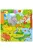 Fa puzzle, mesés, vadállatos, 30x30 cm pvc csom