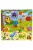 Fa puzzle, tücsök-bogár, pillangó kép, 30x30 cm. PVC csom