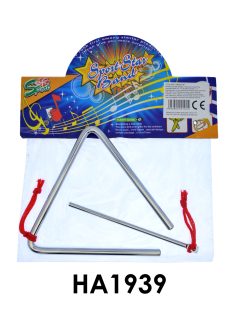 Triangli, fém, 20x15+ cm zacsk.