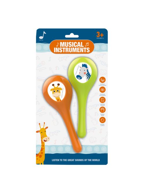 Rumbatök, 2 db, 16x30 cm lapon