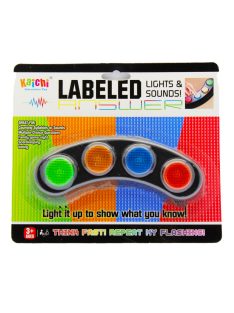 Zene memória játék, el., hang+fény, 21*19 cm lapon