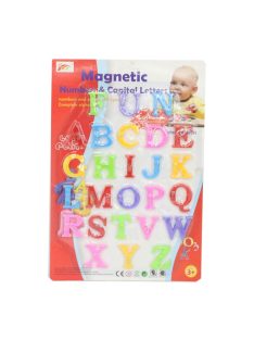 Mágneses betûk, 21x31 cm lapon