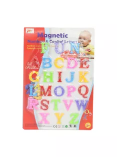 Mágneses betûk, 21x31 cm lapon