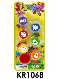 Nyomda klt., 6 nyomó minta, 4 féle, 9x20 cm lapon