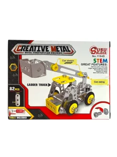 Fémépítõ klt., 17x13 cm dob. 12 db/disp.