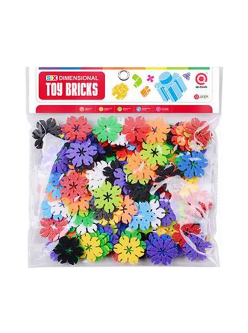 Óvodai Csillagépítõ klt., virág formák, 26x27 cm zacsk.