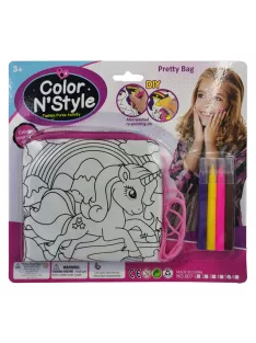   Színezõs retikül, mosható + 4 filctoll klt., 24x22 cm lapon