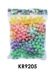 Virág építõ klt., pasztell színû, 19x25 cm zacsk.