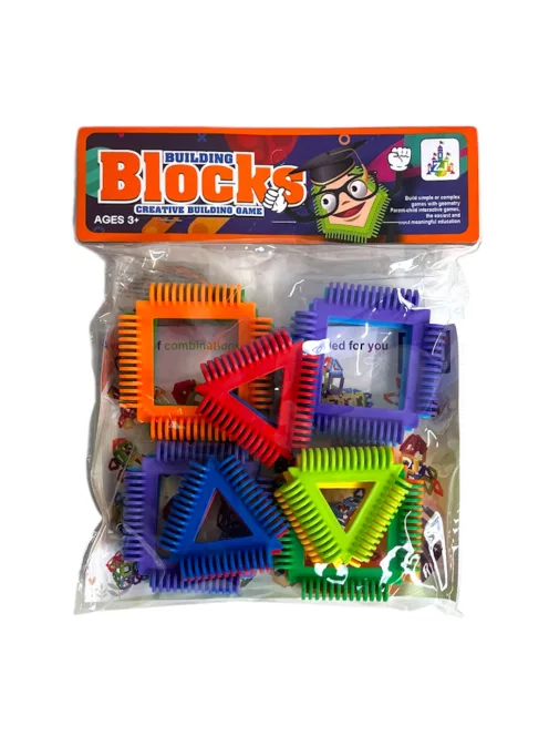 Tüskeépítõ klt., Bordázott szélû, 14 db,  21x21+ cm zacsk.