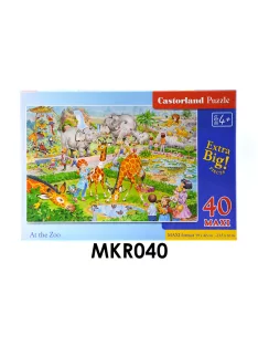 Puzzle, 40 db, maxi, vegyes, 35x23 cm dob.