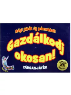 Gazdálkodj okosan társasjáték, 36x26 cm dob.