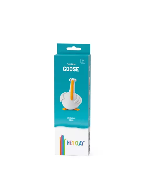 Gyurma klt., Hey Clay, lúd, 3 tégely, 7x22 cm dob.