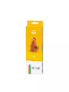 Gyurma klt., Hey Clay, tyúk, 3 tégely, 7x22 cm dob.