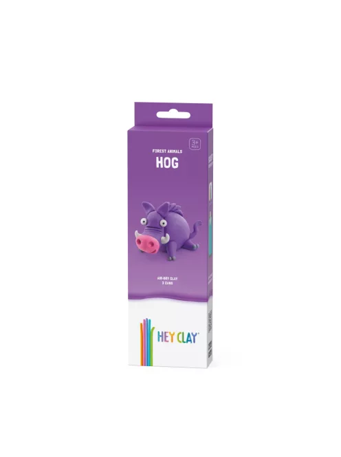 Gyurma klt., Hey Clay, varacskos disznó, 3 tégely, 7x22 cm dob.